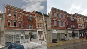 722 East McMillan before and after stabilization