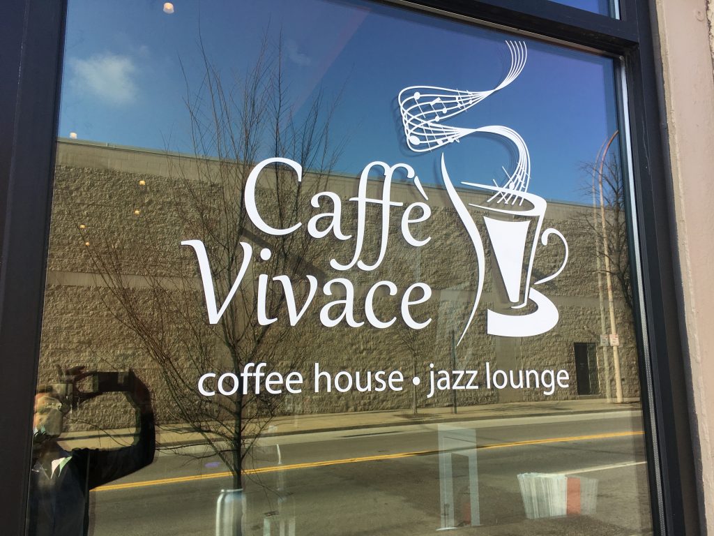 Caffe Vivace is café by day and jazz lounge by night The