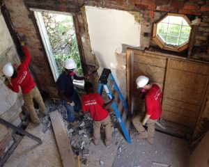 Easter Seals - interior of home in progress