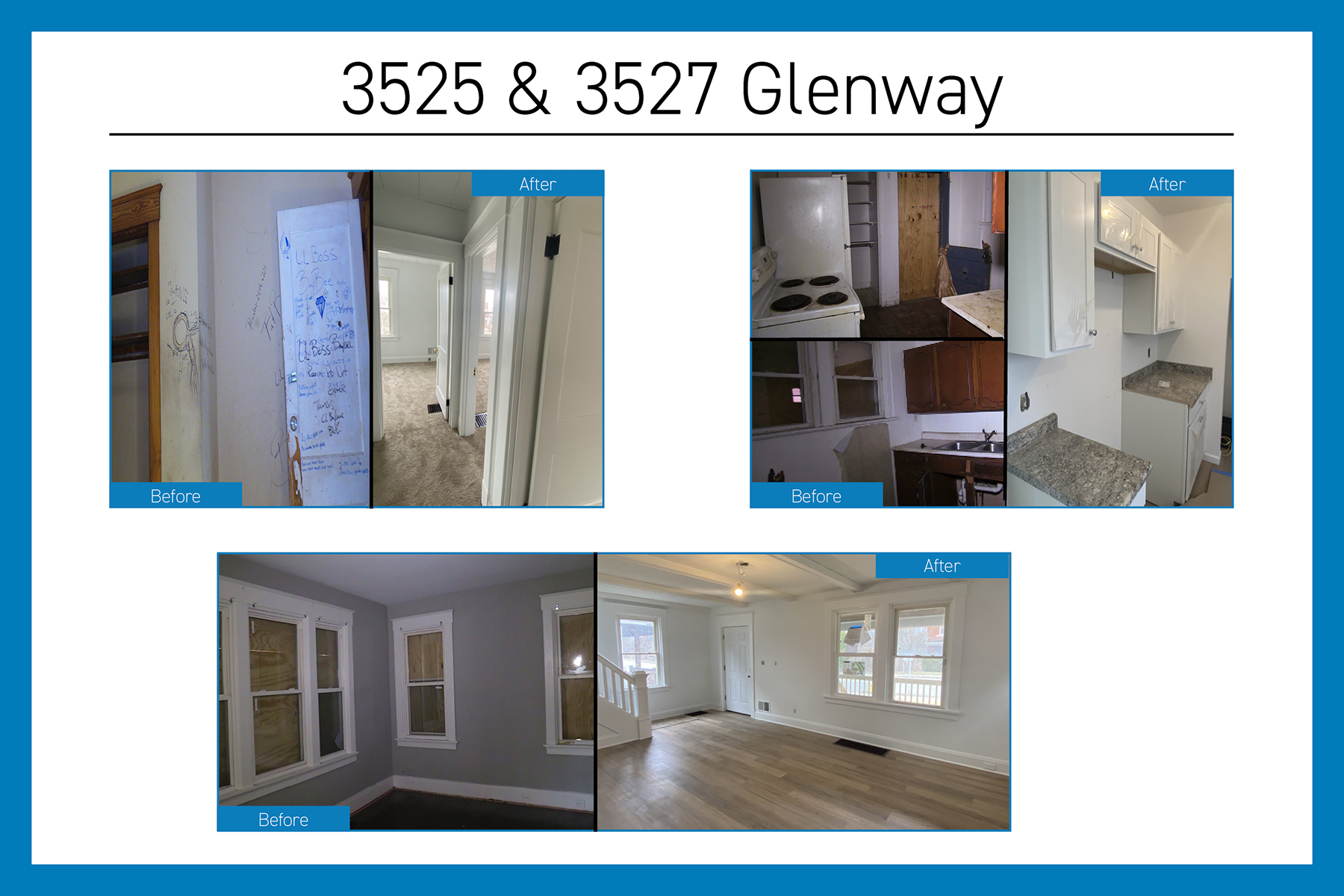 Glenway Homes - Before and After Glenway Homes - Before and After