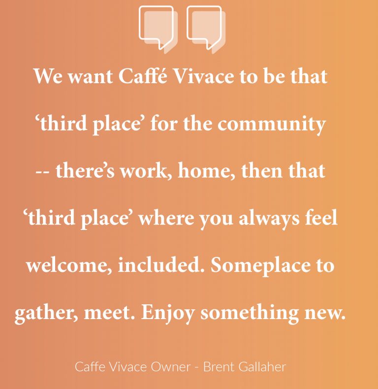 Caffe Vivace is café by day and jazz lounge by night The
